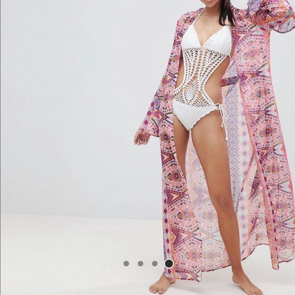 Missguided Other - Revolve Style Festival Beach Kimono Cover Up